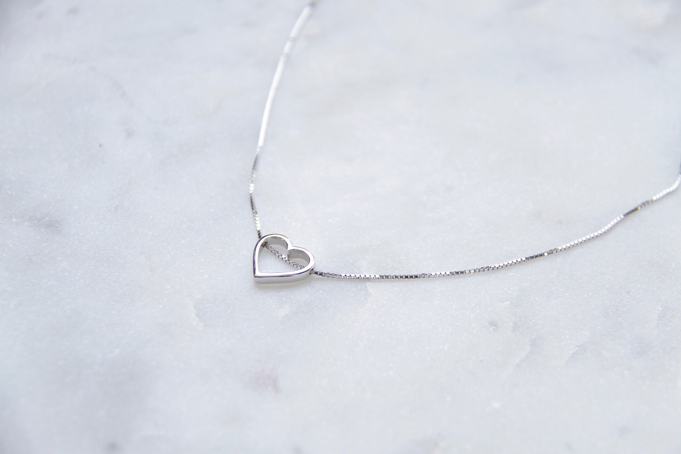 Heart Pendant Necklace in 925 Silver - Kardia