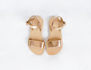 Mini Zena girls sandals in Rose Gold - Kardia